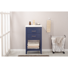 Load image into Gallery viewer, Cara 20&quot; Single Sink Vanity - Blue- Design Element Bath Kitchen