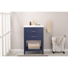 Load image into Gallery viewer, Cara 24&quot; Single Sink Vanity - Blue- Design Element Bath Kitchen