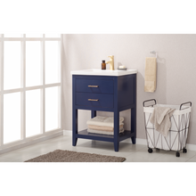 Load image into Gallery viewer, Cara 24&quot; Single Sink Vanity - Blue- Design Element Bath Kitchen