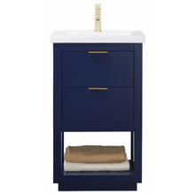 Load image into Gallery viewer, Klein 20&quot; Single Sink Vanity - Blue- Design Element Bath Kitchen