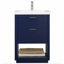 Load image into Gallery viewer, Klein 24&quot; Single Sink Vanity - Blue- Design Element Bath Kitchen