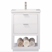 Load image into Gallery viewer, Klein 24&quot; Single Sink Vanity - White- Design Element Bath Kitchen