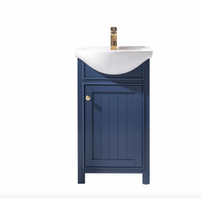 Load image into Gallery viewer, Marian 20&quot; Single Sink Vanity - Blue- Design Element Bath Kitchen