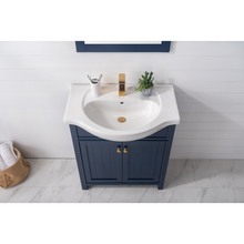 Load image into Gallery viewer, Marian 30&quot; Single Sink Vanity - Blue- Design Element Bath Kitchen