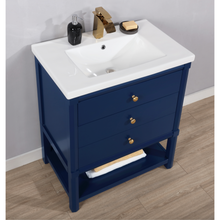 Load image into Gallery viewer, Logan 30&quot; Single Sink Vanity - Blue- Design Element Bath Kitchen