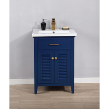 Load image into Gallery viewer, Cameron 24&quot; Single Sink Vanity - Blue- Design Element Bath Kitchen
