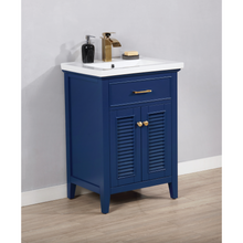 Load image into Gallery viewer, Cameron 24&quot; Single Sink Vanity - Blue- Design Element Bath Kitchen