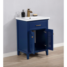 Load image into Gallery viewer, Cameron 24&quot; Single Sink Vanity - Blue- Design Element Bath Kitchen