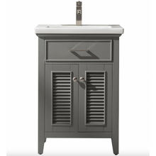 Load image into Gallery viewer, Cameron 24&quot; Single Sink Vanity - Gray- Design Element Bath Kitchen