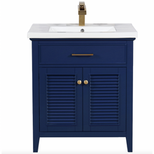 Load image into Gallery viewer, Cameron 30&quot; Single Sink Vanity - Blue- Design Element Bath Kitchen