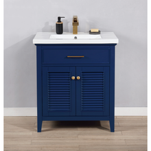 Load image into Gallery viewer, Cameron 30&quot; Single Sink Vanity - Blue- Design Element Bath Kitchen