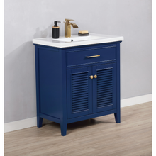 Load image into Gallery viewer, Cameron 30&quot; Single Sink Vanity - Blue- Design Element Bath Kitchen