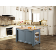 Load image into Gallery viewer, Medley 54 In. Kitchen Island With Slide Out Table - Gray- Design Element Bath Kitchen