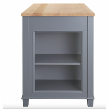 Load image into Gallery viewer, Medley 54 In. Kitchen Island With Slide Out Table - Gray- Design Element Bath Kitchen