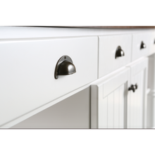 Load image into Gallery viewer, Monterey 80 In. Kitchen Island - White Quartz - White- Design Element Bath Kitchen