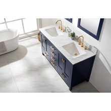 Load image into Gallery viewer, Valentino 60&quot; Double Sink Vanity - Blue- Design Element Bath Kitchen