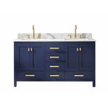 Load image into Gallery viewer, Valentino 60&quot; Double Sink Vanity - Blue- Design Element Bath Kitchen