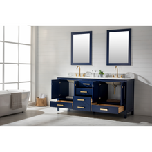 Load image into Gallery viewer, Valentino 72&quot; Double Sink Vanity in Blue- Design Element Bath Kitchen