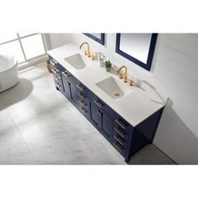 Load image into Gallery viewer, Valentino 84&quot; Double Sink Vanity - Blue- Design Element Bath Kitchen