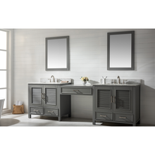 Load image into Gallery viewer, Estate 102&quot; Double Sink Bathroom Vanity Modular Set - Gray- Design Element Bath Kitchen