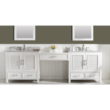 Load image into Gallery viewer, Estate 102&quot; Double Sink Bathroom Vanity Modular Set - White- Design Element Bath Kitchen