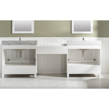 Load image into Gallery viewer, Estate 102&quot; Double Sink Bathroom Vanity Modular Set - White- Design Element Bath Kitchen