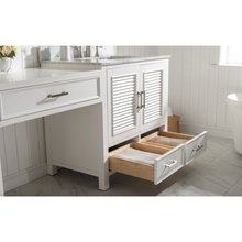 Load image into Gallery viewer, Estate 102&quot; Double Sink Bathroom Vanity Modular Set - White- Design Element Bath Kitchen