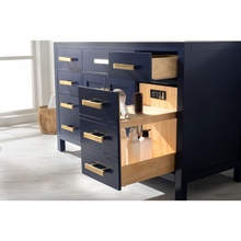 Load image into Gallery viewer, Valentino 54&quot; Single Sink Bathroom Vanity - Blue- Design Element Bath Kitchen