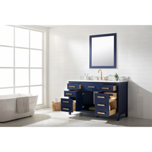 Load image into Gallery viewer, Valentino 54&quot; Single Sink Bathroom Vanity - Blue- Design Element Bath Kitchen