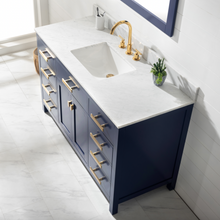Load image into Gallery viewer, Valentino 54&quot; Single Sink Bathroom Vanity - Blue- Design Element Bath Kitchen