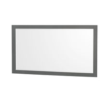 Load image into Gallery viewer, Wyndham Sheffield 60 Inch Single Bathroom Vanity in Dark Gray, White Cultured Marble Countertop, Undermount Square Sink, 58 Inch Mirror- Wyndham