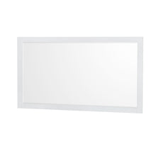 Load image into Gallery viewer, Wyndham Sheffield 60 Inch Double Bathroom Vanity in White, White Cultured Marble Countertop, Undermount Square Sinks, 58 Inch Mirror- Wyndham