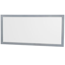 Load image into Gallery viewer, Wyndham Sheffield 72 Inch Double Bathroom Vanity in Gray, White Quartz Countertop, Undermount Square Sinks, 70 Inch Mirror- Wyndham