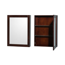 Load image into Gallery viewer, Wyndham Sheffield 72 Inch Double Bathroom Vanity in Espresso, White Cultured Marble Countertop, Undermount Square Sinks, Medicine Cabinets- Wyndham