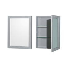Load image into Gallery viewer, Wyndham Sheffield 48 Inch Single Bathroom Vanity in Gray, White Cultured Marble Countertop, Undermount Square Sink, Medicine Cabinet- Wyndham