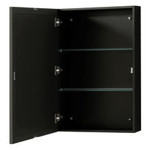 Load image into Gallery viewer, Wyndham Deborah 36 Inch Single Bathroom Vanity in Dark Espresso, White Carrara Marble Countertop, Undermount Square Sink, and Medicine Cabinet- Wyndham