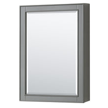 Load image into Gallery viewer, Wyndham Deborah 72 Inch Double Bathroom Vanity in Dark Gray, No Countertop, No Sinks, and Medicine Cabinets- Wyndham