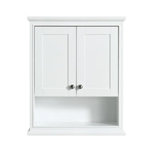 Load image into Gallery viewer, Wyndham Deborah Bathroom Wall-Mounted Storage Cabinet in White- Wyndham