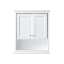 Load image into Gallery viewer, Wyndham Avery Wall-Mounted Bathroom Storage Cabinet in White- Wyndham