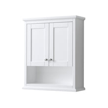 Load image into Gallery viewer, Wyndham Avery Wall-Mounted Bathroom Storage Cabinet in White- Wyndham