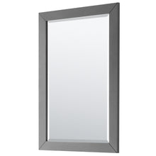 Load image into Gallery viewer, Wyndham Daria 36 Inch Single Bathroom Vanity in Dark Gray, White Carrara Marble Countertop, Undermount Square Sink, and 24 Inch Mirror- Wyndham