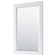 Load image into Gallery viewer, Wyndham Daria 60 Inch Double Bathroom Vanity in White, White Carrara Marble Countertop, Undermount Square Sinks, and 24 Inch Mirrors- Wyndham