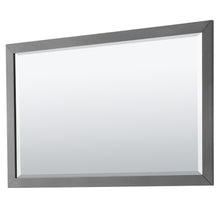 Load image into Gallery viewer, Wyndham Daria 60 Inch Double Bathroom Vanity in Dark Gray, No Countertop, No Sink, and 58 Inch Mirror- Wyndham