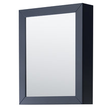 Load image into Gallery viewer, Wyndham Daria 72 Inch Double Bathroom Vanity in Dark Blue, White Carrara Marble Countertop, Undermount Square Sinks, Medicine Cabinets- Wyndham
