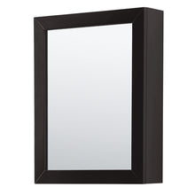 Load image into Gallery viewer, Wyndham Daria 60 Inch Double Bathroom Vanity in Dark Espresso, White Carrara Marble Countertop, Undermount Square Sinks, and Medicine Cabinets- Wyndham