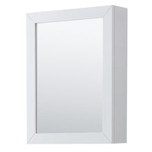 Load image into Gallery viewer, Wyndham Daria 30 Inch Single Bathroom Vanity in White, No Countertop, No Sink, Medicine Cabinet, Brushed Gold Trim- Wyndham