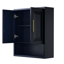 Load image into Gallery viewer, Wyndham Daria Wall-Mounted Storage Cabinet in Dark Blue- Wyndham
