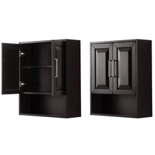 Load image into Gallery viewer, Wyndham Daria Wall-Mounted Storage Cabinet in Dark Espresso- Wyndham