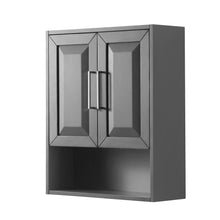 Load image into Gallery viewer, Wyndham Daria Wall-Mounted Storage Cabinet in Dark Gray- Wyndham