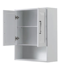 Load image into Gallery viewer, Wyndham Daria Wall-Mounted Storage Cabinet in White- Wyndham